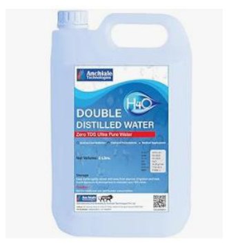 Distilled water